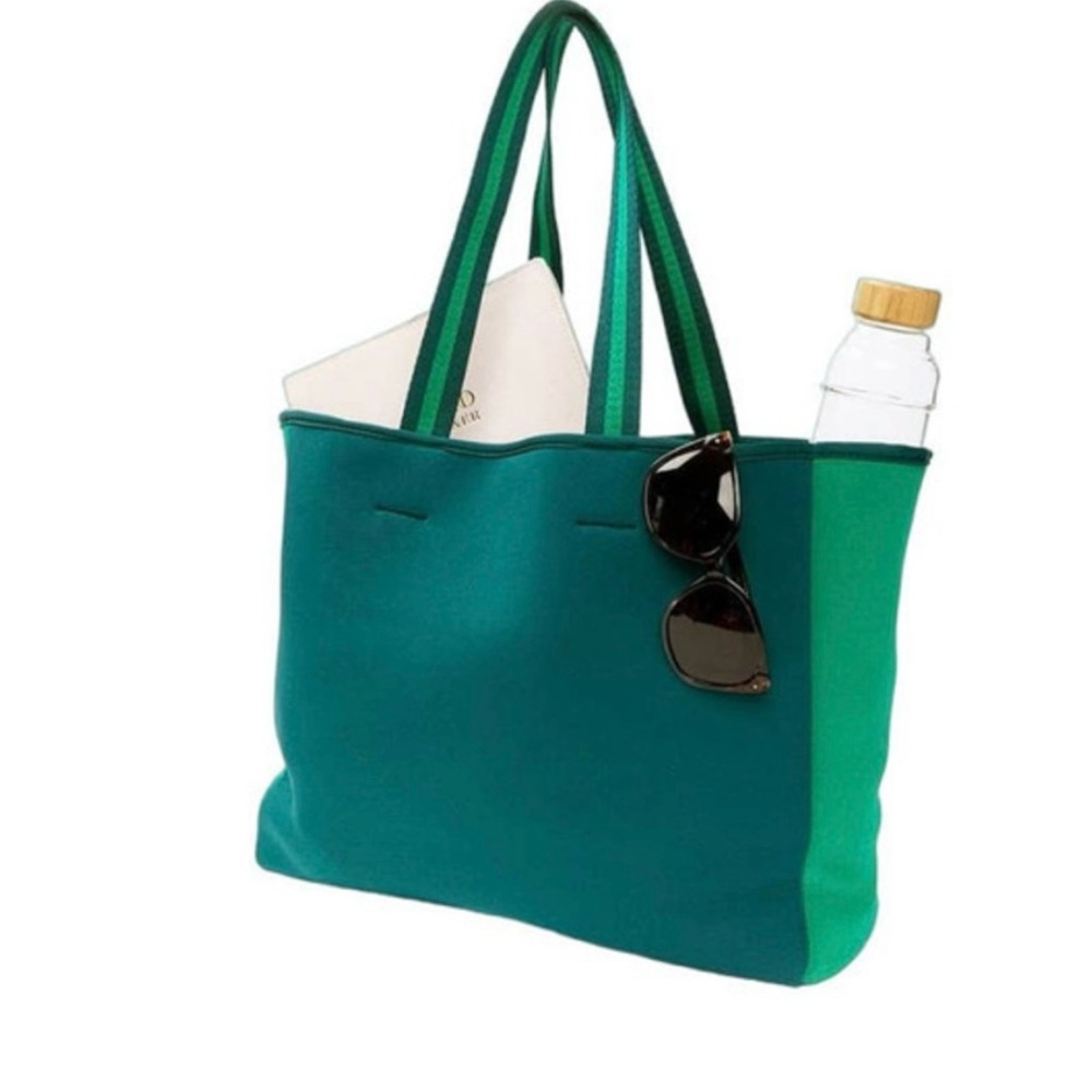Summersalt Green Tote Bag with Minimalist Design